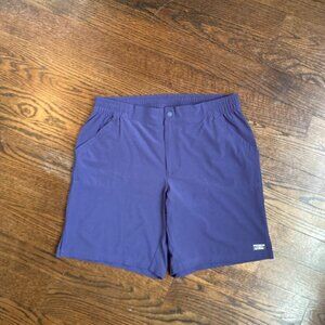 Women's L.L.Bean Stretch UPF Shorts-Deep Purple-UV protection Size 14